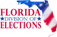 Screenshot of the Florida Division of Elections website.
